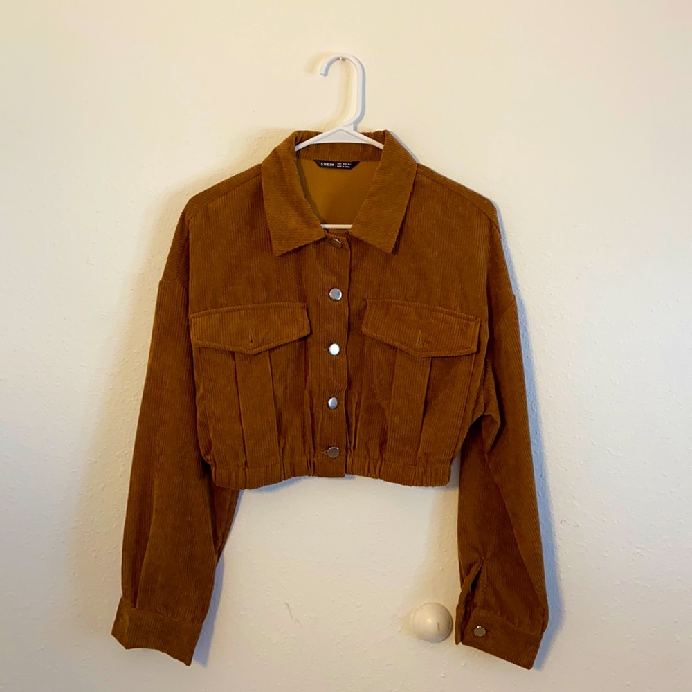Corduroy Cropped Jacket